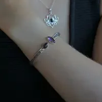 Amethist bangle armband Zazu