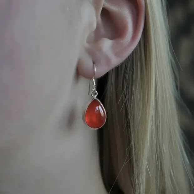 Carneool oorbellen Saniya Carneool oorbellen Saniya