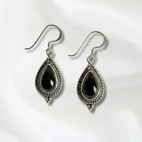 Black Onyx oorbellen Branami