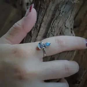 Labradoriet ring Mira Labradoriet ring Mira