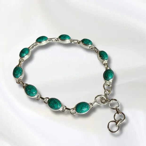 Turquoise armband Elif