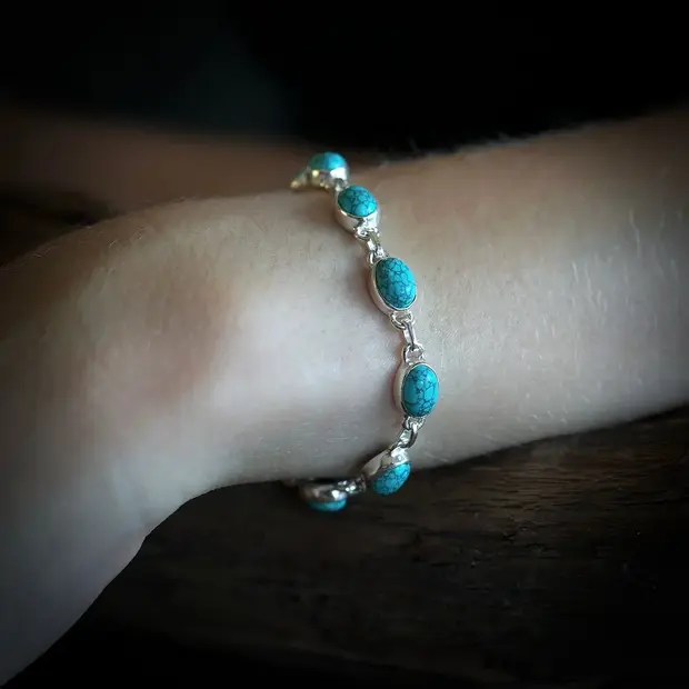 Turquoise armband Elif