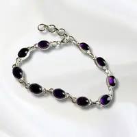 Amethist  dames armband Elif