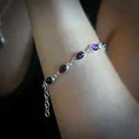 Amethist  dames armband Elif