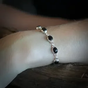 Black Onyx dames armband Elif