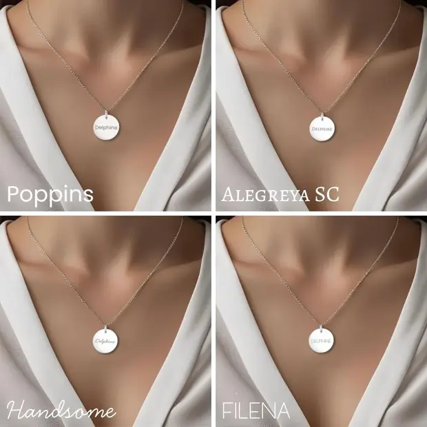 Ketting met naam gravure