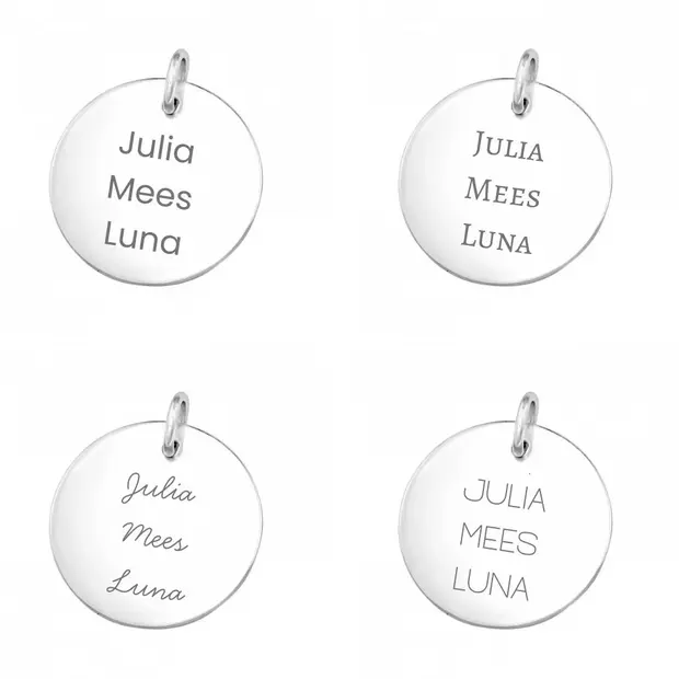 Graveerbare hanger Graveerbare hanger