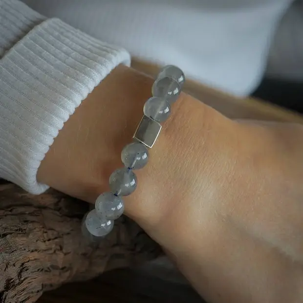 Graveerbare kralenarmband Labradoriet Graveerbare kralenarmband Labradoriet