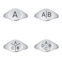 Ring met initialen