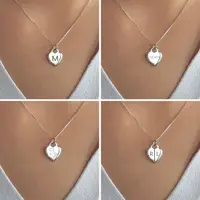 Ketting hart met gravure