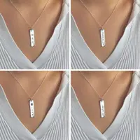 Graveerbare ketting Flat Bar Graveerbare ketting Flat Bar