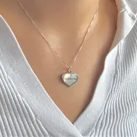 Hart ketting om te graveren