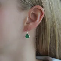 Groene onyx oorbellen Avin Groene onyx oorbellen Avin