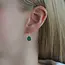 Groene onyx oorbellen Avin Groene onyx oorbellen Avin
