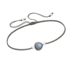 Armbandje Labradoriet druppel Armbandje Labradoriet druppel