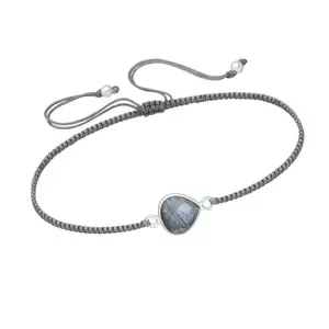 Armbandje Labradoriet druppel