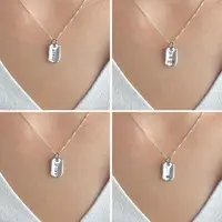 Mini Dog Tag ketting graveerbaar Mini Dog Tag ketting graveerbaar