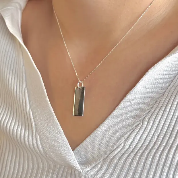 Graveer hanger Flat Bar