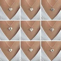 Hartje ketting om te graveren Hartje ketting om te graveren