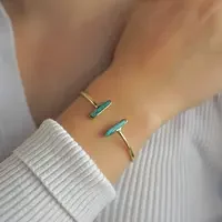 Bangle armband Kira Turquoise