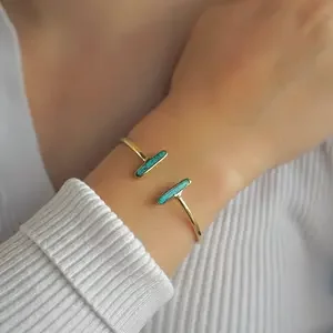 Bangle armband Kira Turquoise