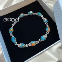 Spiny Oyster Turquoise armband