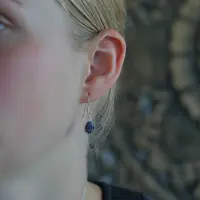 Saffier oorbellen Shira Saffier oorbellen Shira