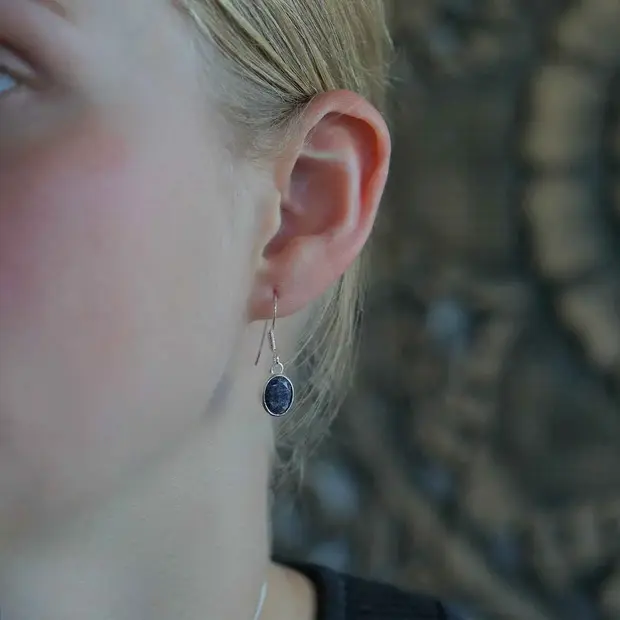 Saffier oorbellen Shira Saffier oorbellen Shira