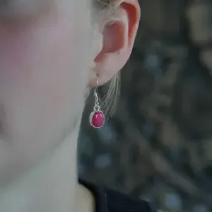 Robijn oorbellen Shira Robijn oorbellen Shira