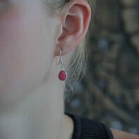 Robijn oorbellen Shira Robijn oorbellen Shira