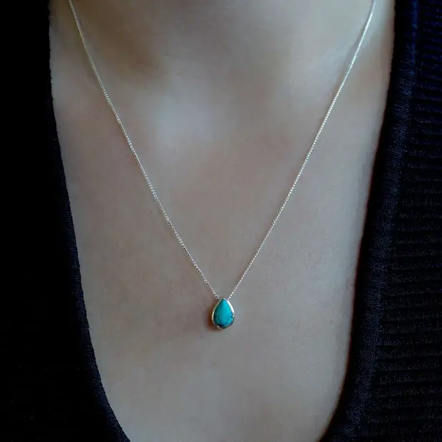 Turquoise ketting Belina Turquoise ketting Belina