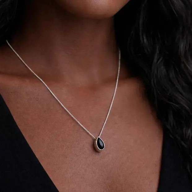 Black Onyx ketting Belina Black Onyx ketting Belina