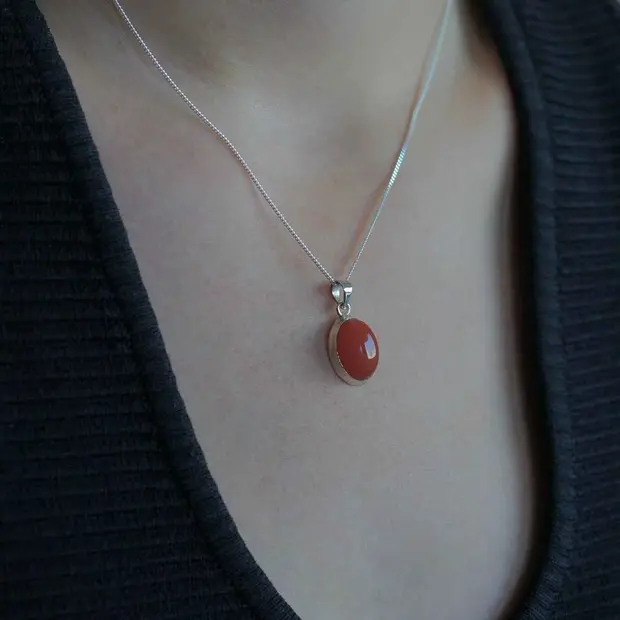 Carneool hanger Ezra