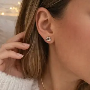 Weegschaal oorbellen