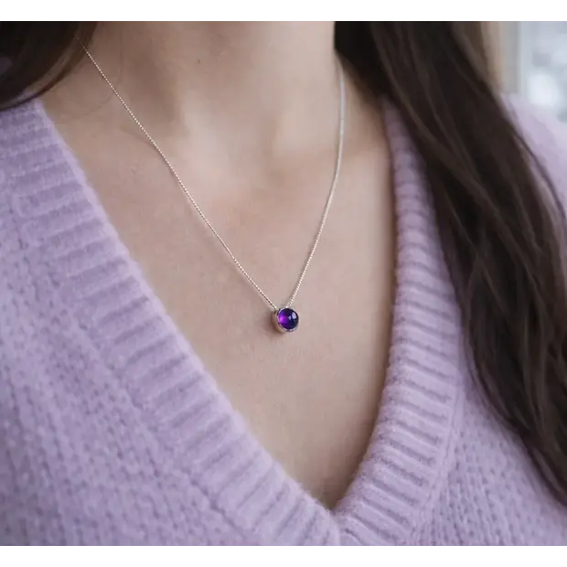 Amethist ketting Belisa