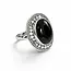 Zilveren ring met Black Onyx Zilveren ring met Black Onyx