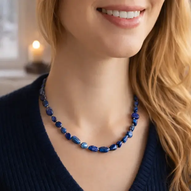 Lapis lazuli ketting Thian