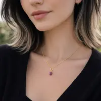 Ruwe Toermalijn ketting Mara