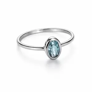 Aquamarijn ring Yuki