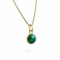Malachiet ketting Alora