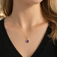 Amethist ketting Caia Gold