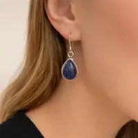 Lapis Lazuli  oorbellen Firenze