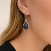 Lapis Lazuli  oorbellen Firenze