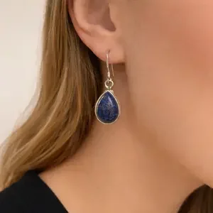 Lapis Lazuli  oorbellen Firenze