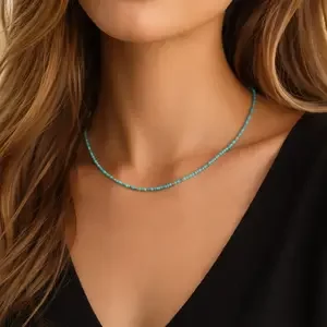Turquoise halsketting Cayali