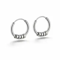 Bali hoops oorbellen 7 mm Elda