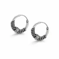 Bali hoop oorringen 10 mm Boya