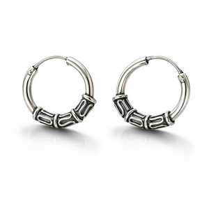 Bali hoops oorbellen 12 mm Ubud