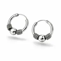 Bali hoops oorbellen 12 mm Java