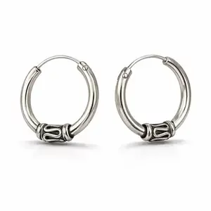 Bali hoops oorbellen 12 mm Ezra